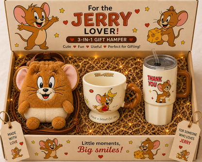 Ultimate Jerry Lover 3-in-1 Cute Essentials Gift Hamper