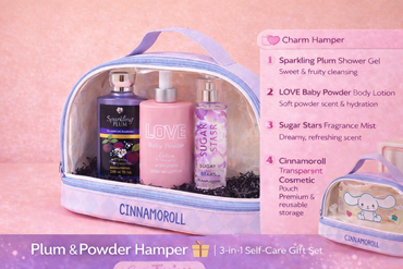 Soft Glow Self-Care Kit 💖 (Plum, Powder & Mist Combo)
