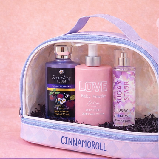 Soft Glow Self-Care Kit 💖 (Plum, Powder & Mist Combo)