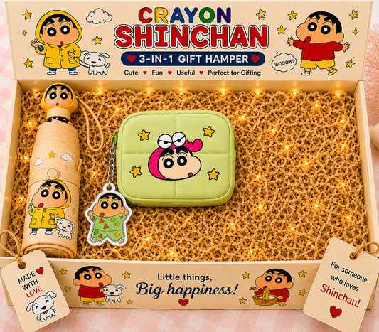 Crayon Shinchan Travel Essentials 2-in-1 Hamper