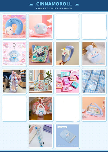Cinnamoroll Dreamy Sky Luxury Gift Hamper – Premium Kawaii Plush, Accessories & Utility Combo Box (Perfect Aesthetic Gift Set)
