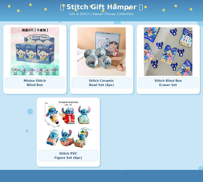 Stitch Kawaii Mega Gift Box – Cute Collectibles, Home Essentials Combo.
