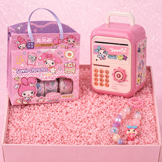 My Melody Kawaii Sanrio Gift Hamper – Cute Gift Box with  Mini Locker & Accessories