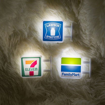 Mini  Fridge Magnet – 7-Eleven, FamilyMart & Cute LED Signboard Style Refrigerator Magnet (Single Piece)