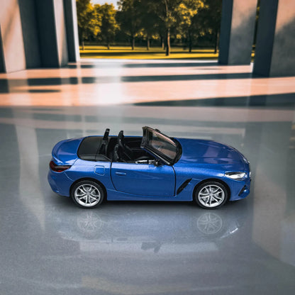 BMW Z4 M40i Convertible Official Licensed 1:38 Scale Diecast Car Model | Metal Alloy Toy Car with Pull Back Action, Opening Doors & Detailed Interior | Collectible Sports Car Miniature for Kids & Adults