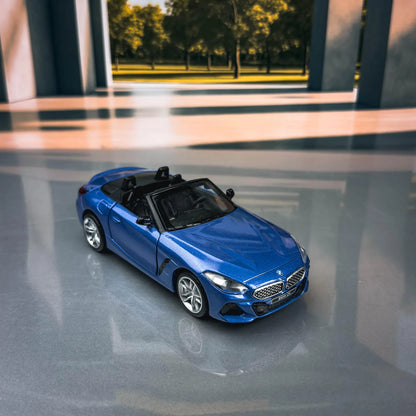 BMW Z4 M40i Convertible Official Licensed 1:38 Scale Diecast Car Model | Metal Alloy Toy Car with Pull Back Action, Opening Doors & Detailed Interior | Collectible Sports Car Miniature for Kids & Adults