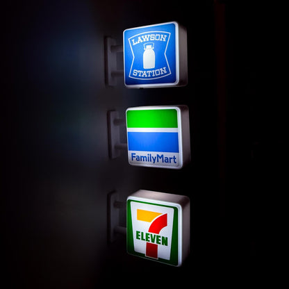 Mini  Fridge Magnet – 7-Eleven, FamilyMart & Cute LED Signboard Style Refrigerator Magnet (Single Piece)