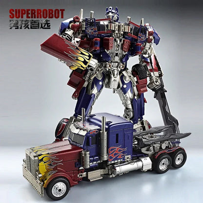 BMB HMK-07 Titan Prime Robot Figure – Premium Metal Alloy Transforming Semi Truck Action Figure | Collectible Mecha Model Toy (28cm)