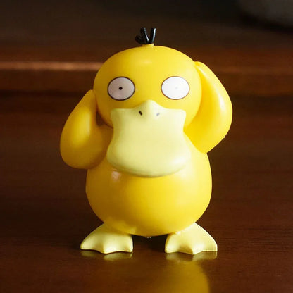 Pokemon Action Figure Set of 5 – Pikachu, Charizard, Squirtle, Gengar & Psyduck PVC Mini Collectible Figurines | Anime Pokemon Toys for Kids, Collectors, Desk Decor & Birthday Gifts