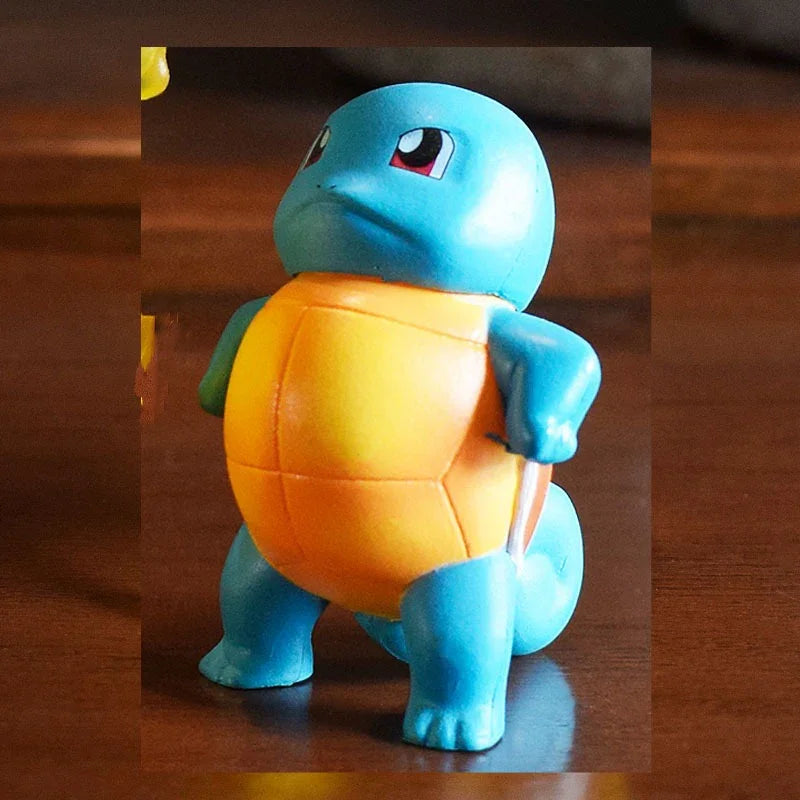 Pokemon Action Figure Set of 5 – Pikachu, Charizard, Squirtle, Gengar & Psyduck PVC Mini Collectible Figurines | Anime Pokemon Toys for Kids, Collectors, Desk Decor & Birthday Gifts