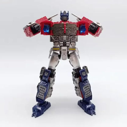 Baiwei TW-1027B DarkForge Shadow Commander Black Stealth Transforming Robot Action Figure | Semi-Truck Mech Collectible with Weapons & Accessories