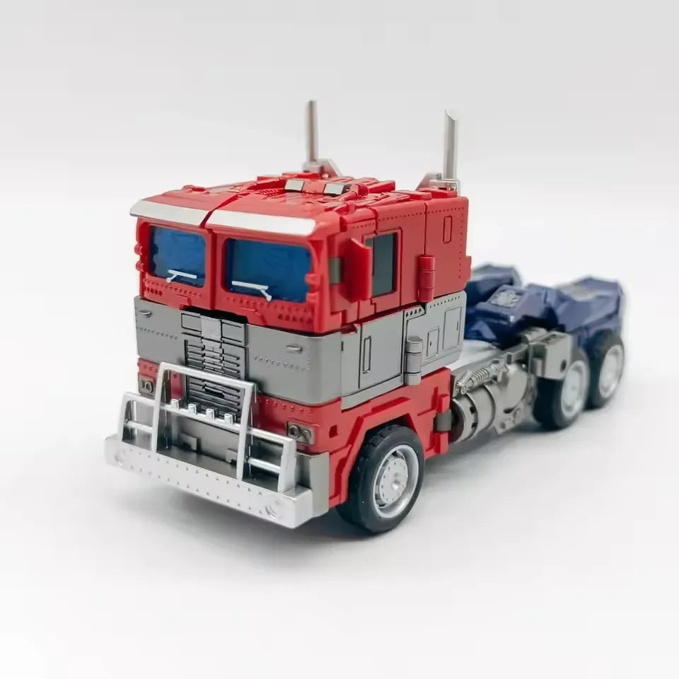 Baiwei TW-1027B DarkForge Shadow Commander Black Stealth Transforming Robot Action Figure | Semi-Truck Mech Collectible with Weapons & Accessories