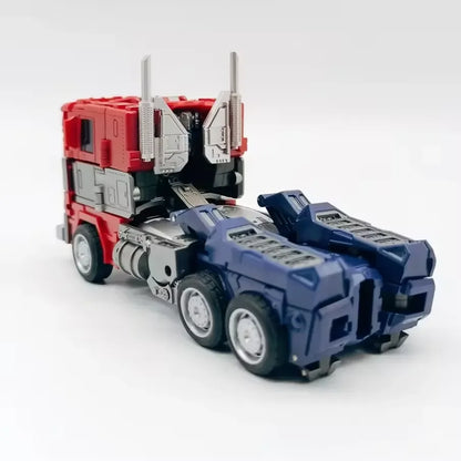 Baiwei TW-1027B DarkForge Shadow Commander Black Stealth Transforming Robot Action Figure | Semi-Truck Mech Collectible with Weapons & Accessories