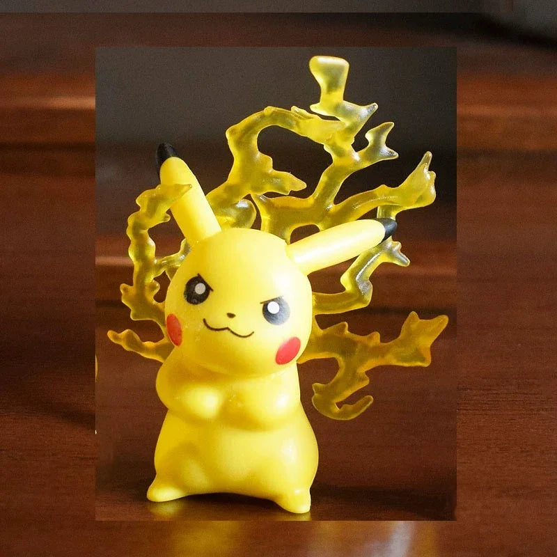 Pokemon Action Figure Set of 5 – Pikachu, Charizard, Squirtle, Gengar & Psyduck PVC Mini Collectible Figurines | Anime Pokemon Toys for Kids, Collectors, Desk Decor & Birthday Gifts