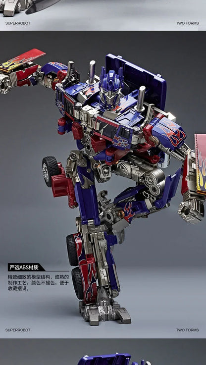 BMB HMK-07 Titan Prime Robot Figure – Premium Metal Alloy Transforming Semi Truck Action Figure | Collectible Mecha Model Toy (28cm)
