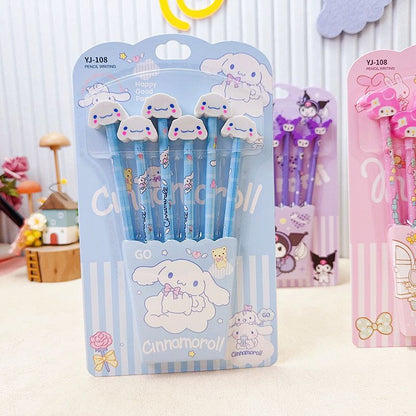 Sanrio Pencil set with eraser on top