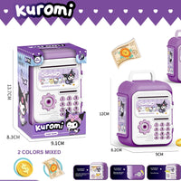 Kawaii Kids Lockbox Only In And Out Piggy Bank