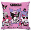 Kuromi Style Detachable Pillow – Cute Car, Sofa, & Bed Head Cushion | Perfect Student Gift & Internet Celebrity-Inspired