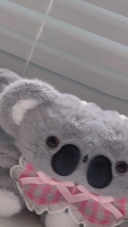 Cute Koala Plush Keychain (Random Color) | Soft Kawaii Koala Bag Charm & Key Holder