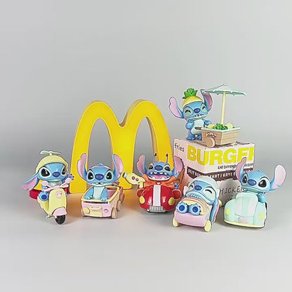 Stitch Mini Action Figure Set (6 PCS) – Cute Cartoon PVC Collectible Toy Set | Lilo & Stitch Figurines for Desk Decor, Gifts & Collectors
