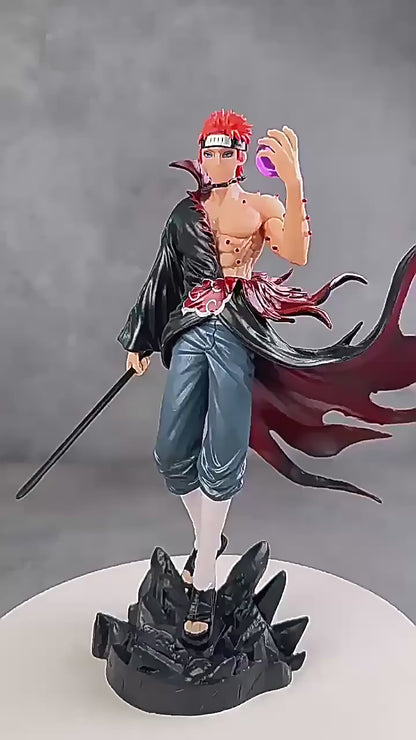 Naruto Pain (Nagato) Anime Action Figure with Sword – 22 CM Collectible Statue | Akatsuki Leader Figure | Naruto Shippuden Anime Figurine