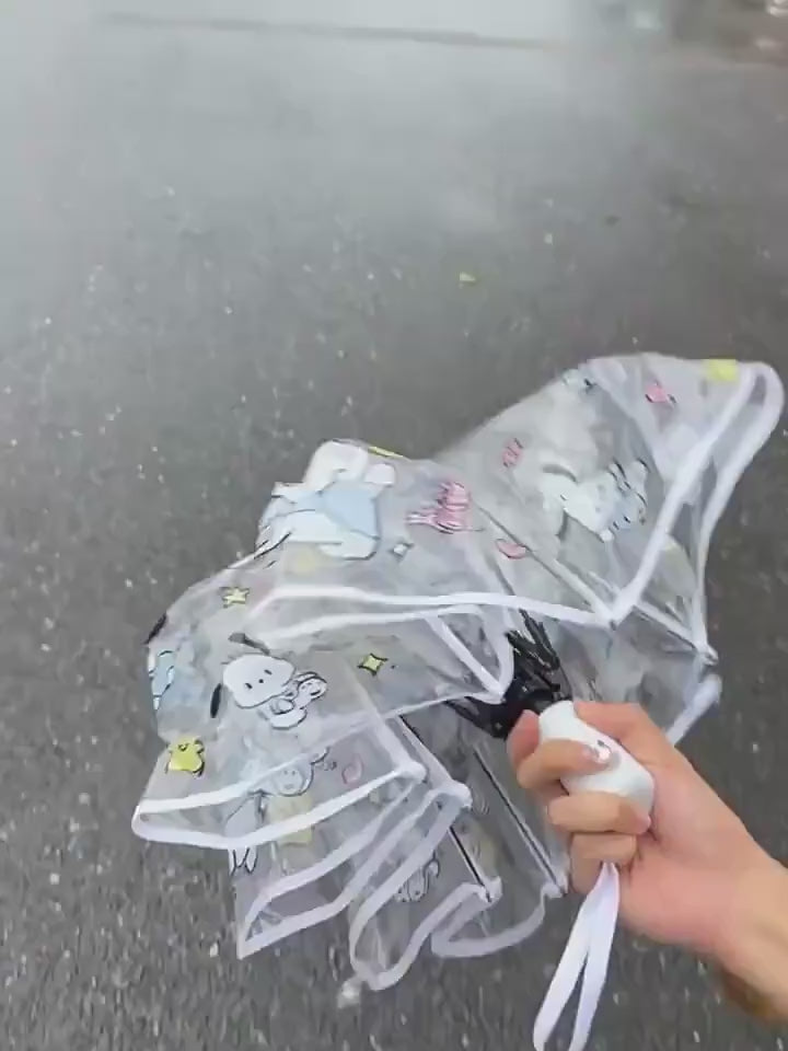 Sanrio New printed transparent Umbrella