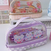 Sanrio Kuromi large capacity pencil & Makeup case 