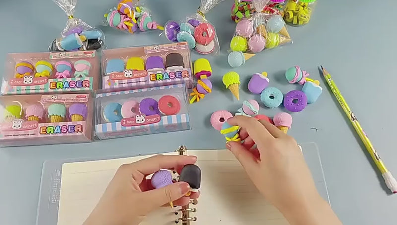 Desert Style Eraser Set