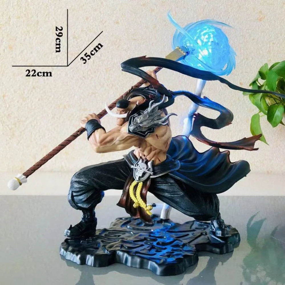 Whitebeard Anime Figure (29cm) – One Piece Edward Newgate Action Figure with Weapon | Premium PVC Collectible Statue for Anime Fans