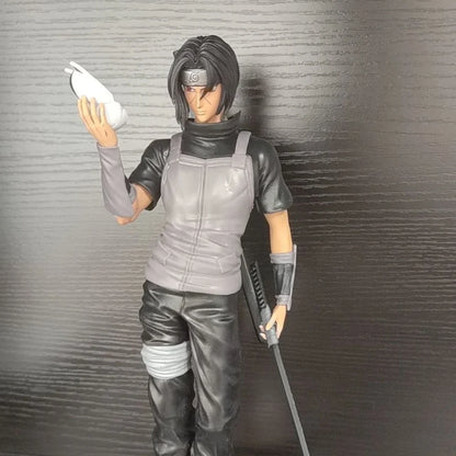 Itachi Uchiha Anime Action Figure – 24cm PVC Collectible Statue | Naruto Shippuden Uchiha Itachi Figure for Anime Fans, Home Decor & Gifts