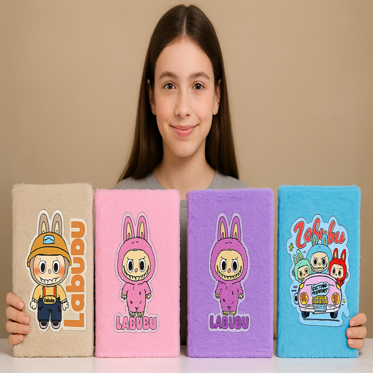 Labubu A4 size fur designer Dairy – Kawaii Store