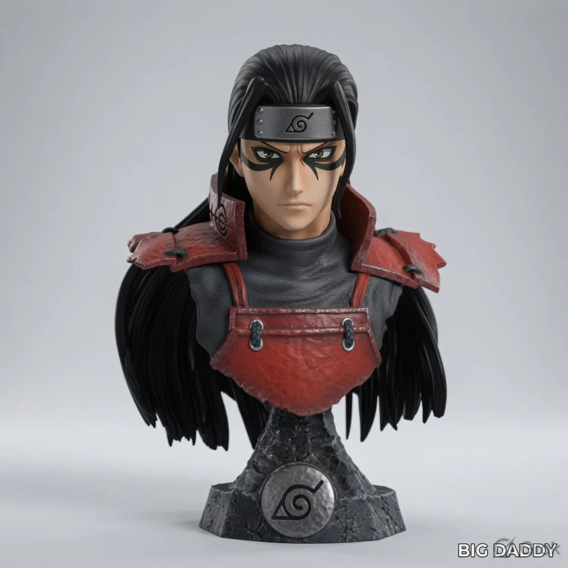 Hashirama Senju Bust Resin Statue – Naruto Shippuden First Hokage Collectible Figure | Premium Anime Bust | Hokage Desk Decor | Naruto Action Figure for Collectors & Gifts