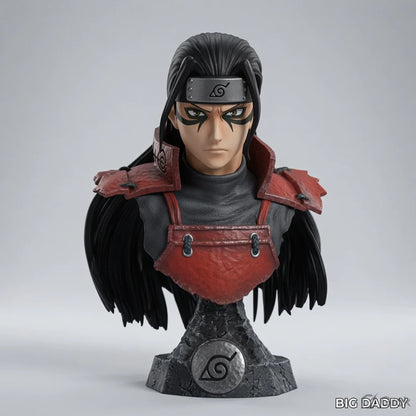 Hashirama Senju Bust Resin Statue – Naruto Shippuden First Hokage Collectible Figure | Premium Anime Bust | Hokage Desk Decor | Naruto Action Figure for Collectors & Gifts