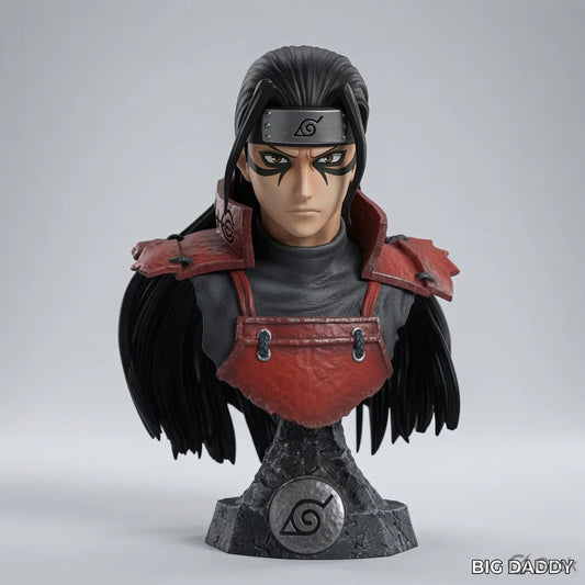 Hashirama Senju Bust Resin Statue – Naruto Shippuden First Hokage Collectible Figure | Premium Anime Bust | Hokage Desk Decor | Naruto Action Figure for Collectors & Gifts