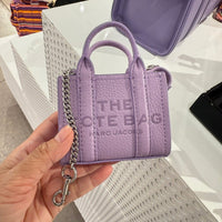 Mini Tote Bag Keychain – Cute Designer Style Coin Purse Keyring | Kawaii Mini Handbag Charm for Girls & Women