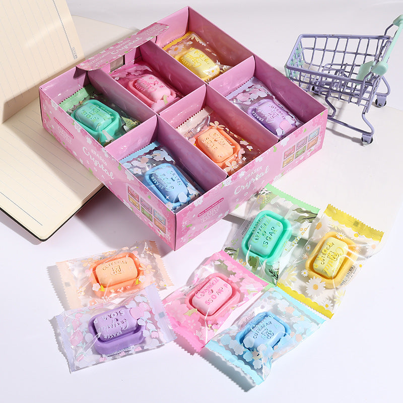 New Soap Design Eraser (set of 3)