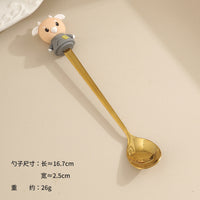 Stainless steel cartoon design cutlery, creative gift box set