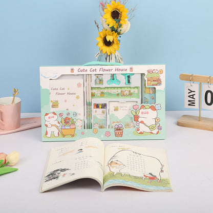 Cute Cartoon Stationery Gift Set for Kids – Unicorn, Space, Dinosaur &amp; Bunny Theme
