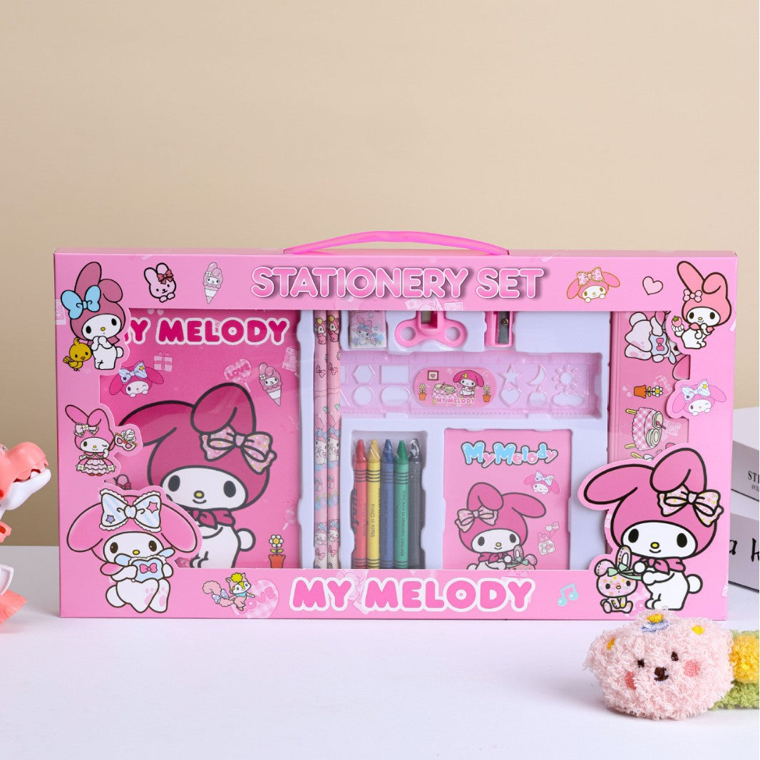 Cute Cartoon Stationery Gift Set for Kids – Unicorn, Space, Dinosaur &amp; Bunny Theme