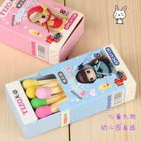 Colorful Matchstick Eraser (Pack of 2)