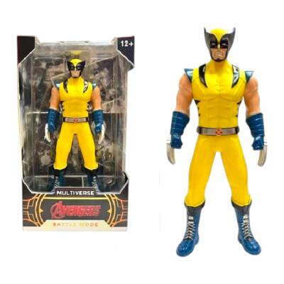 9-Inch (23CM) Wolverine Inspired Movable Action Figure with Mask | Rotatable Joints | Superhero Collectible PVC Model